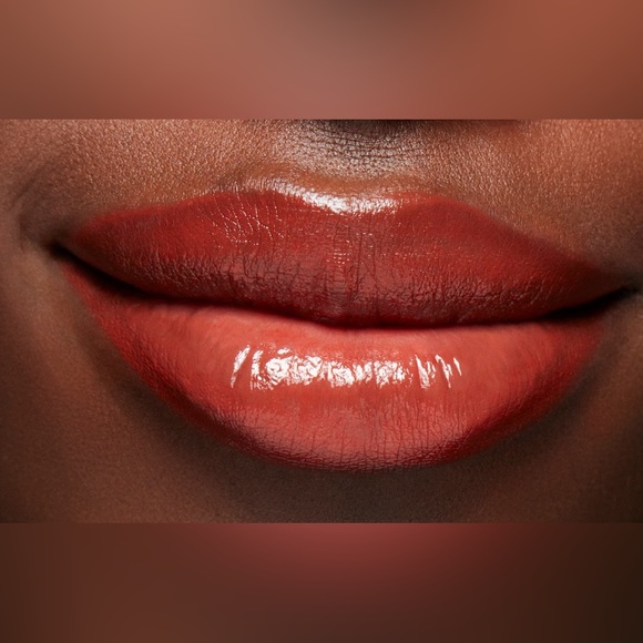 MAC LUSTREGLASS SHEER-SHINE LIPSTICK CHILI POPPER 562 - Picture 4 of 5